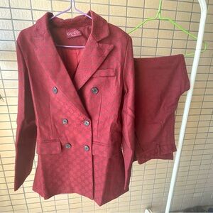 Gucci Women's Red Jacket & Coat Set